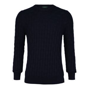 Slowear Zanone Slim-Fit Knit Sweater Blue Mens